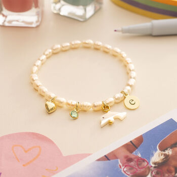 Sterling Silver Create Your Own Personalised Kids Bracelet, 4 of 12