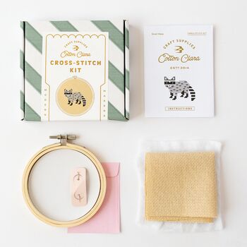 Raccoon Cross Stitch Kit, 4 of 4