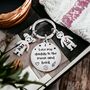 To The Moon And Back… Personalised Keychain, thumbnail 1 of 7