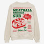 Meatball Sub Deli Sweatshirt In Vanilla, thumbnail 2 of 2