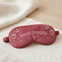 Sweet Dreams Plush Eye Mask And Sleep Mask Gift For Her, thumbnail 1 of 5