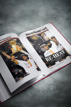 Miami Heat Personalised Nba Basketball Gift Newspaper Book, 11 of 12