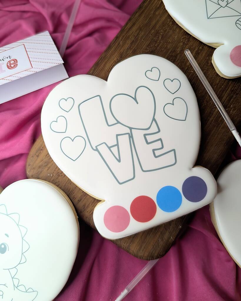 Valentine’s Paint Your Own Cookie, 1 of 6