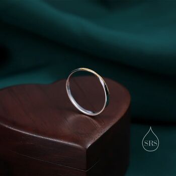Mobius Ring With Partial Gold Coating, 8 of 12