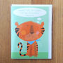 Personalised Bubble Tiger Card, thumbnail 4 of 4