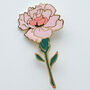 Enamelled Birth Flower Brooch In A Gift Box, thumbnail 4 of 12
