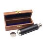 12 Inch Chrome Telescope With Wooden Box, thumbnail 4 of 5