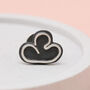 Cloud Pin Badge. Sterling Silver Cloud Pin, thumbnail 4 of 5