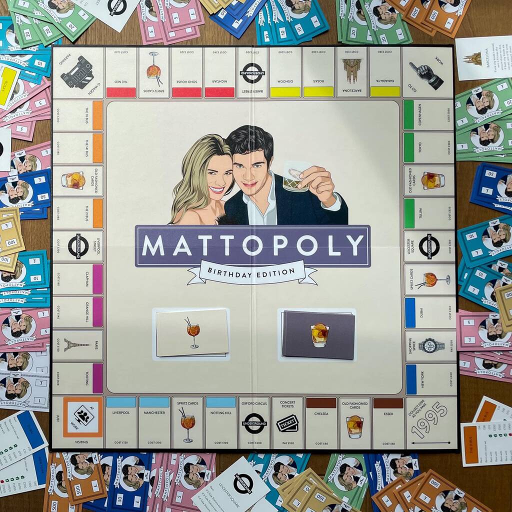 Personalised Opoly Board Game, 1 of 11
