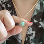 Oval Turquoise Necklace, thumbnail 2 of 4