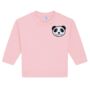 Babies Panda Organic Cotton Sweatshirt, thumbnail 5 of 6