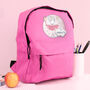 Personalised Princess Ballerina Pink Backpack, thumbnail 4 of 5