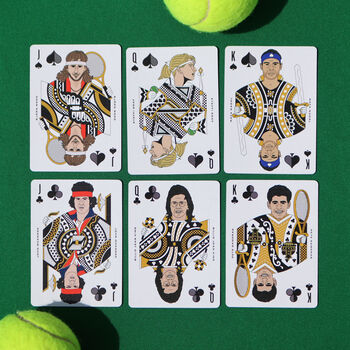 Tennis Playing Cards, 3 of 12