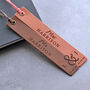 Personalised Leather Matching Bookmarks 3rd Anniversary Or Wedding Gift, thumbnail 7 of 11