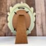 Oval Green Painted Photo Frame 5x6 Inch Vintage Style Home Decor, thumbnail 2 of 8