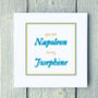 Napoleon And Josephine Greetings Card, thumbnail 1 of 2