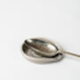 Handmade Ceramic Grey Spoon Rest Or Tea Bag Holder, thumbnail 2 of 2