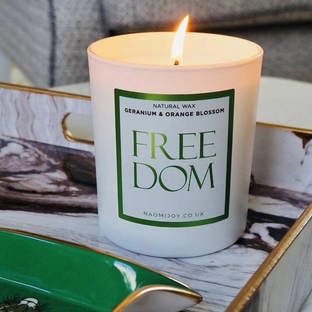 Freedom Luxury Scented Candle By Lime Lace