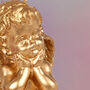 G Decor Golden Cherub Sphere Candle, thumbnail 4 of 4