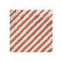 Gold Foiled Pin Stripe Paper Napkins Red And Gold, thumbnail 2 of 3