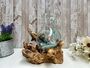 Melted Glass Jug On Driftwood Handcrafted Glass Vase, thumbnail 1 of 9