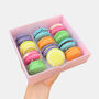 Tennis Macarons Gift Box Of Twelve, thumbnail 1 of 12
