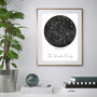 Personalised Family Constellation Watercolour Print, thumbnail 8 of 9