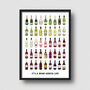 'It's A Winederful Life' Wine Montage Print, thumbnail 1 of 5
