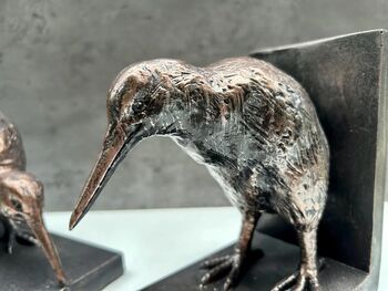 Handcrafted Bird Bookends Decorative Book Holder And Gift, 6 of 8