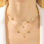 Blake Double Row Star Necklace, thumbnail 5 of 8