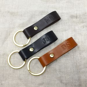 leather key ring