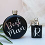 Groomsmen Party Hip Flask And Key Ring Gift Set, thumbnail 7 of 7