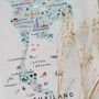 Thailand Illustrated Map, thumbnail 5 of 5