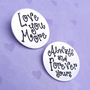 Personalised Silver Love Message Token, thumbnail 3 of 5