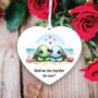 Personalised Cute Turtle Love Decoration, thumbnail 1 of 2