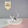Personalised Cat Ring Stand And Dish, thumbnail 3 of 8