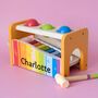 Personalised Pound And Tap Bench Wooden Toy, thumbnail 3 of 4