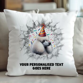 Personalised Poodle Birthday Break Through, 6 of 9