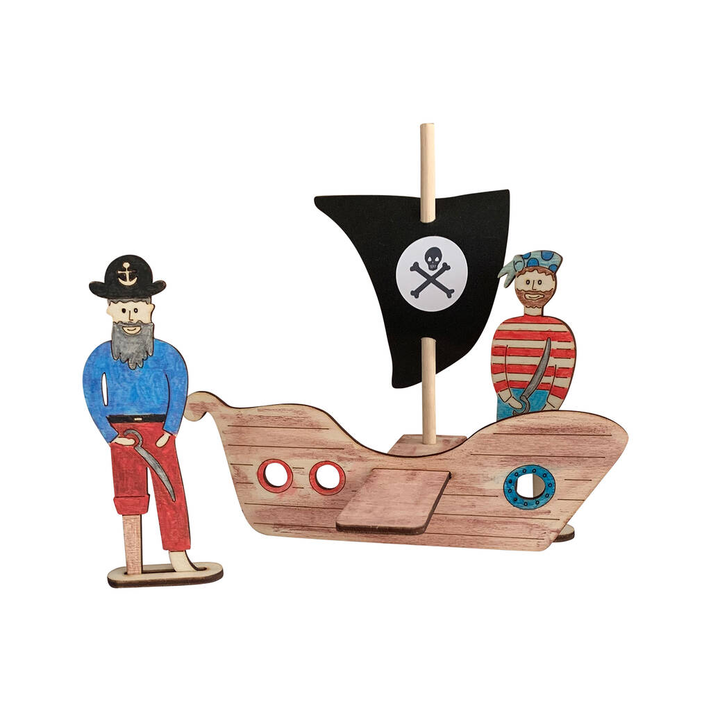 Make Your Own Pirate Scene Craft Activity Kit By Cotton Twist ...