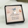 Personalised Butterfly Necklace And Box, thumbnail 2 of 3