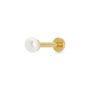 Pearl Single Flat Back Stud Earring, thumbnail 2 of 7