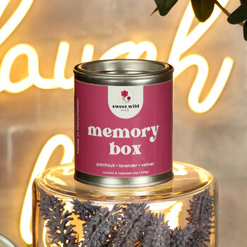 Candle Memory Box Patchouli • Lavender • Vetiver, 4 of 4