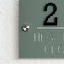 Personalised 3D Matt Laser Cut House Name Door Sign, thumbnail 6 of 8