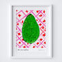 Avocado Food Art Print Produce Kitchen Poster, thumbnail 10 of 12