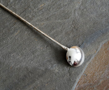 Coffee Spoon In Solid Sterling Silver, 4 of 7