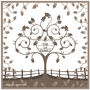 Personalised Wooden 3D Heart Family Tree Wall Art, thumbnail 5 of 6