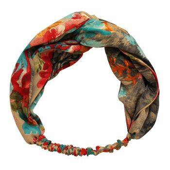'Merida/Luna' Colourful Floral Headband, 4 of 5