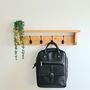 Wooden Coat Rack With Hanging Hooks And Shelf, thumbnail 1 of 11