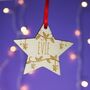 Personalised Engraved Star Decoration, thumbnail 1 of 7
