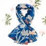 Watercolour Floral Scarf, thumbnail 9 of 9